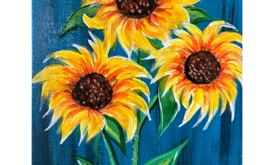 Sunflower Paint Party