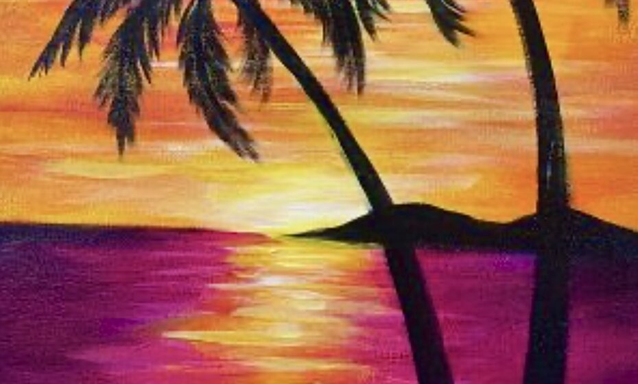 Sunset Beach Paint Party