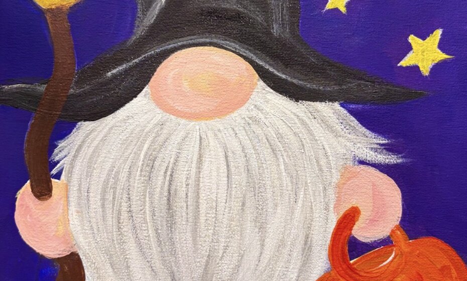 Halloween Gnome Sip & Paint Party