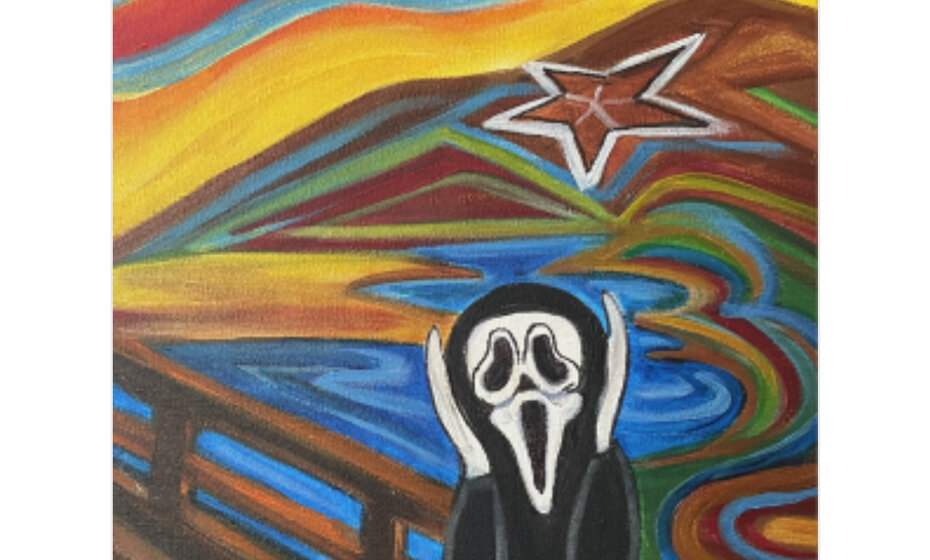 The Scream/Ghost Face Paint Party