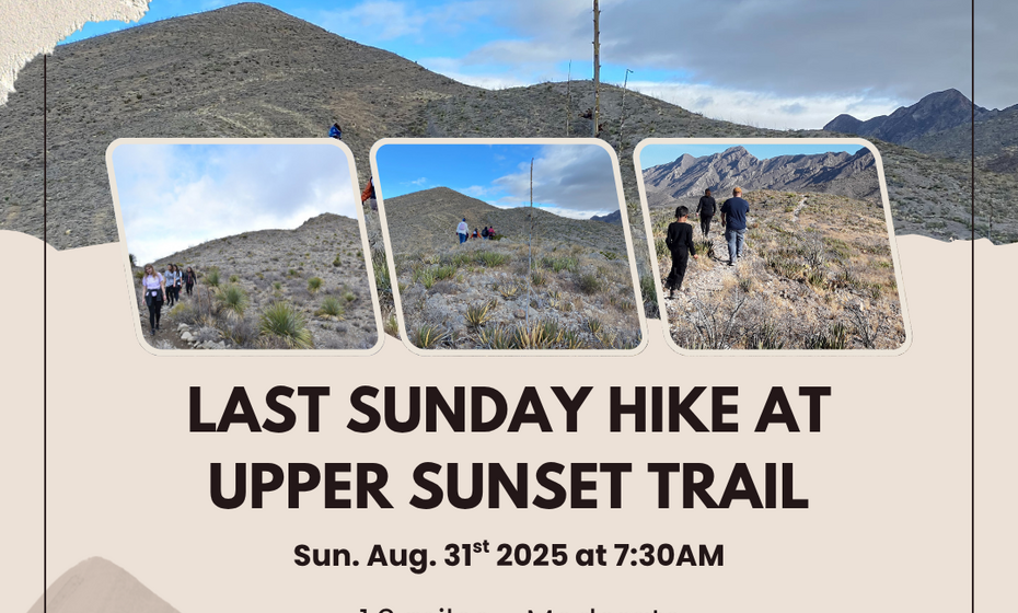Last Sunday Hike at Upper Sunset Trail