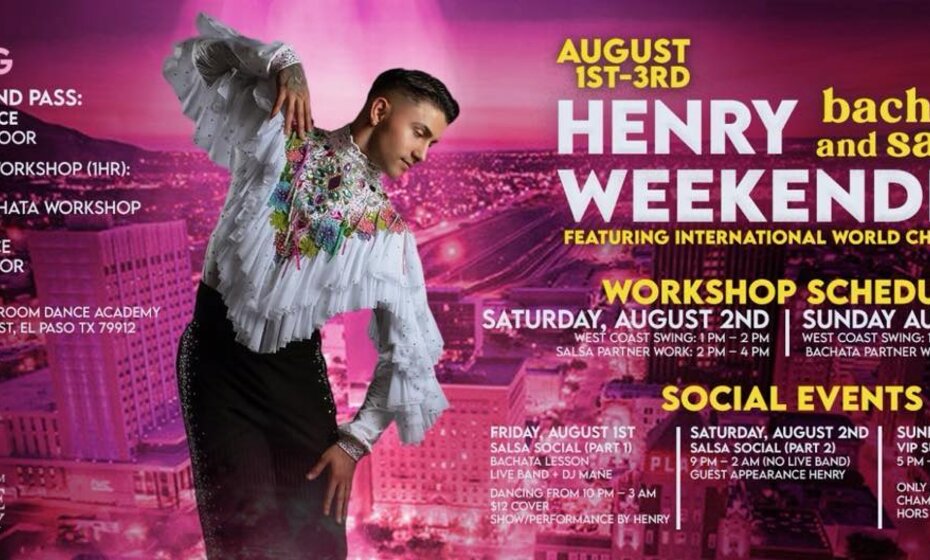 Salsa-Bachata Workshop With World Champion Henry Pinzon