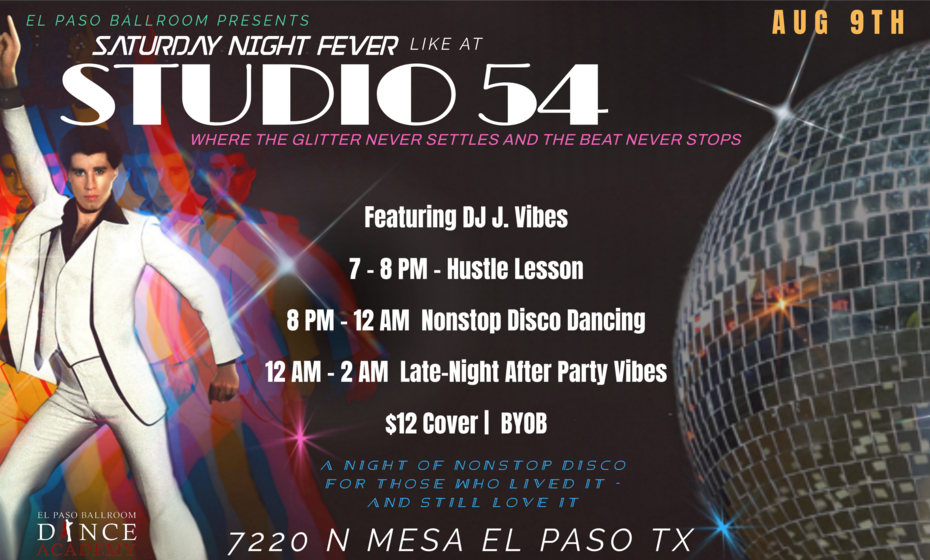 Saturday Night Fever Like at Studio 54 - Disco Dance Party