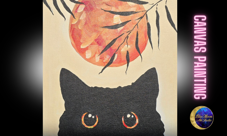 Boho Kitty Canvas Painting Experience