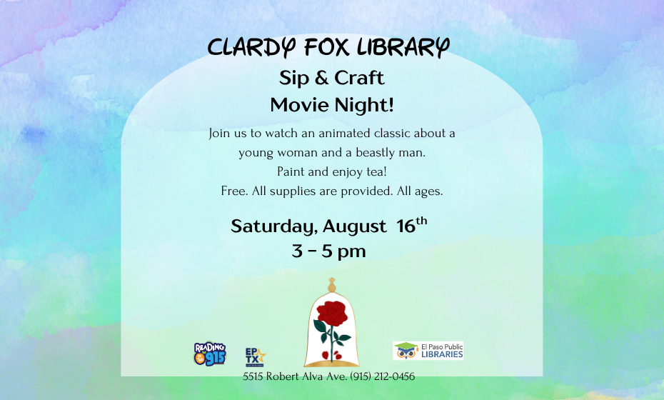 Sip and Craft at the Clardy Fox Library