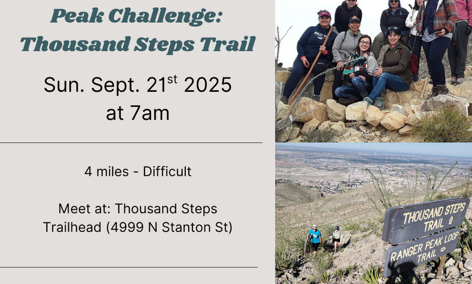 Peak Challenge: Thousand Steps Trail
