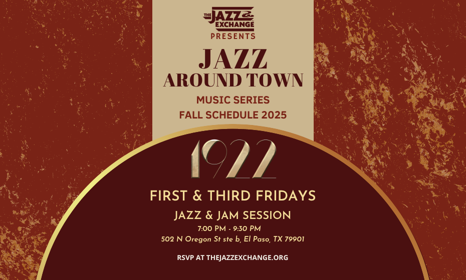 The Jazz Exchange: Jazz Around Town Music Series at 1922 (Fall 2025 Schedule)