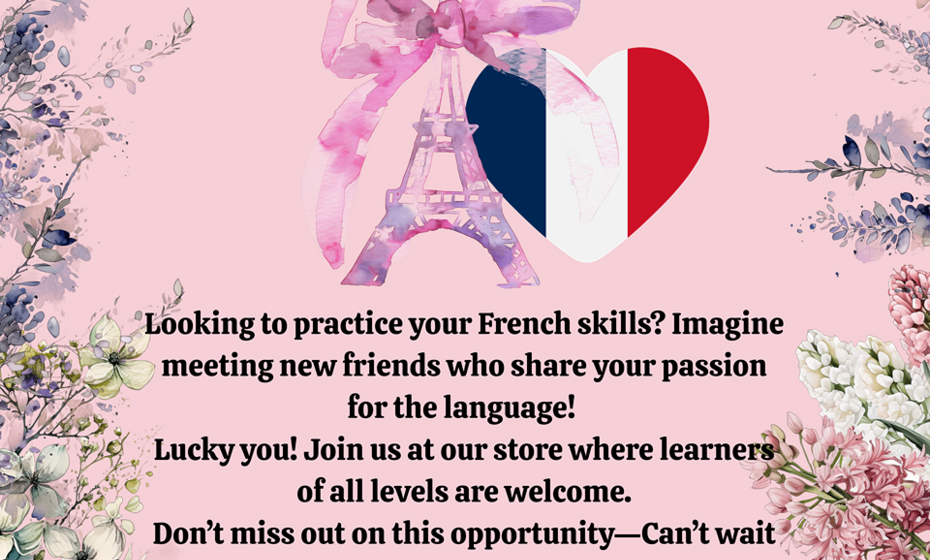 French Conversation at a Bookstore