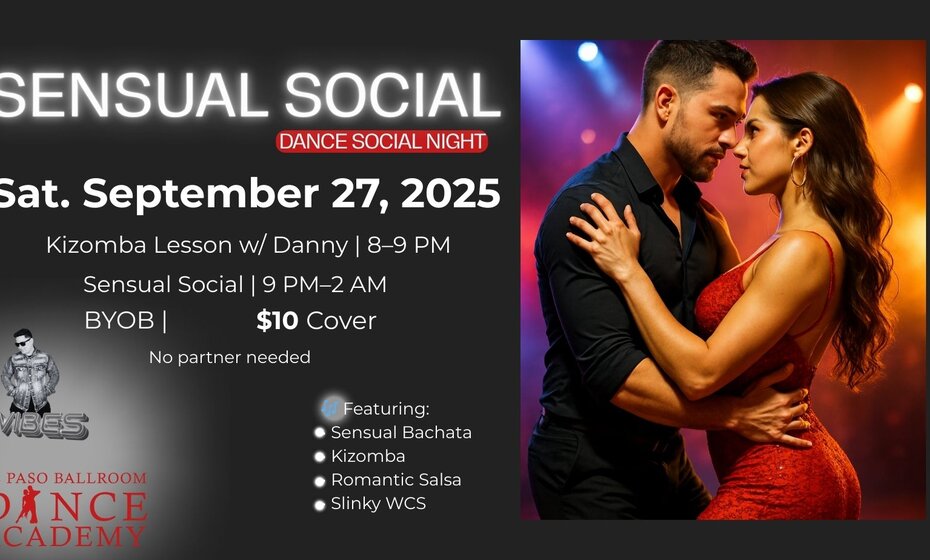 Sensual Dance Social and Kizomba Lesson