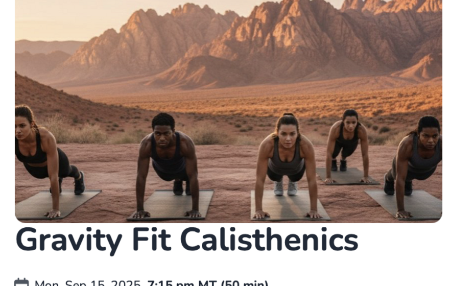 Gravity Fit Calisthenics