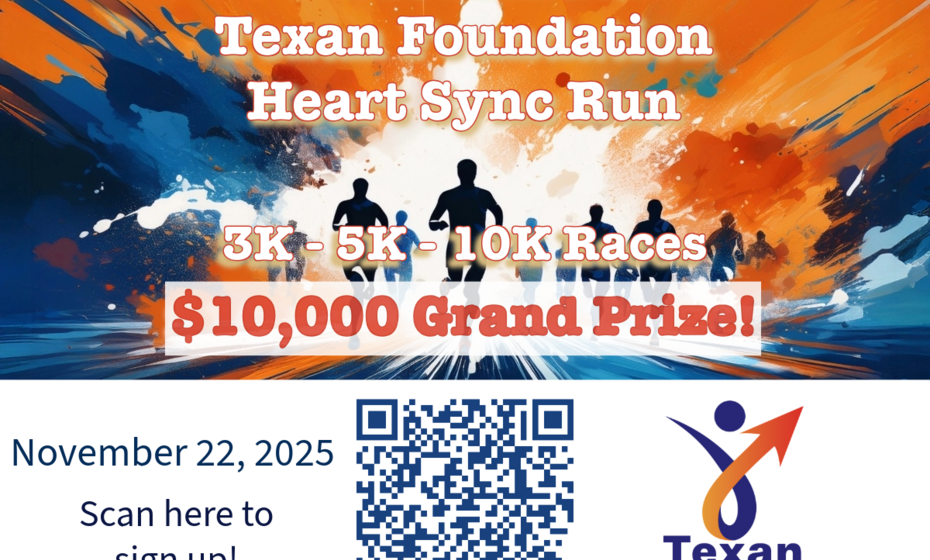 Texan Foundation Stride for Health; Heart Sync Run