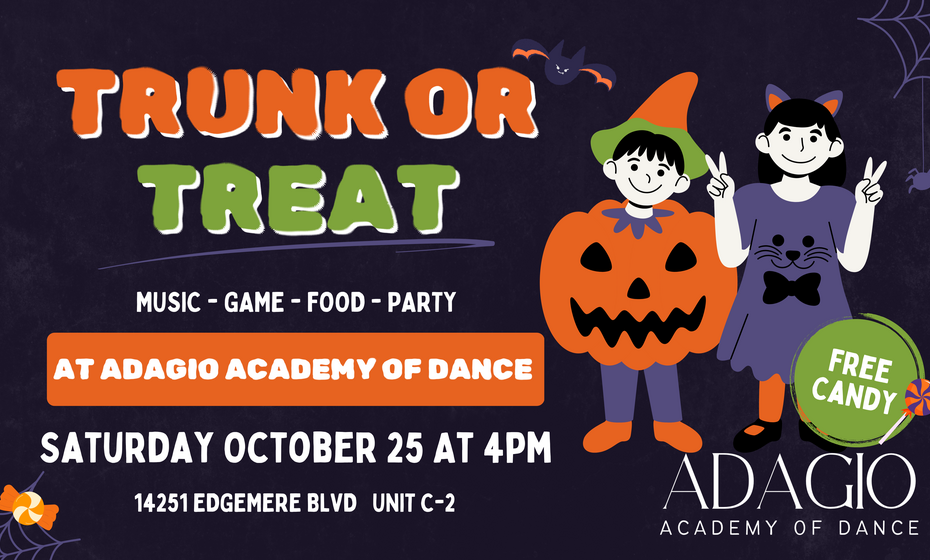 Trunk or Treat at Adagio Academy of Dance 