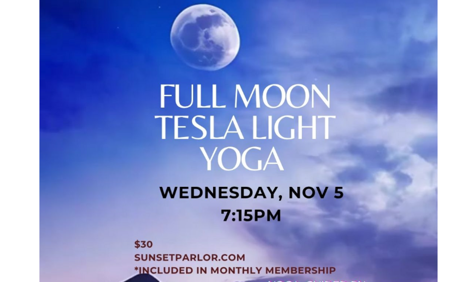 Full Moon Tesla Light Yoga