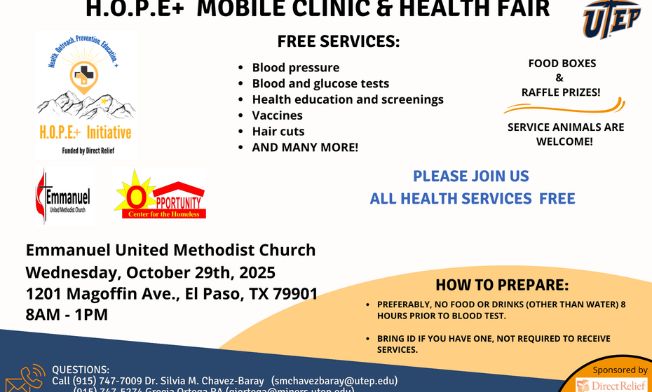 H.O.P.E+  Mobile Clinic & Health Fair