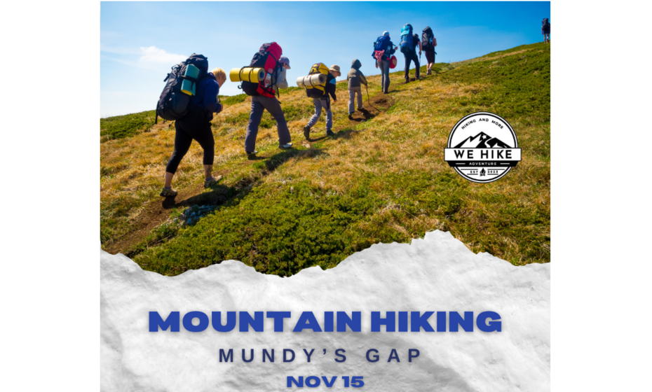 Mountain Hiking Mudy's Gap Guided Hike 