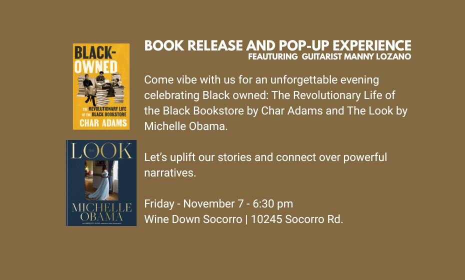 Book Release & Pop Up Experience