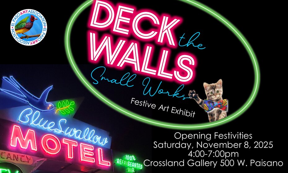 DECK the WALLS : SMALL WORKS Festive Art Exhibit Sale & More!