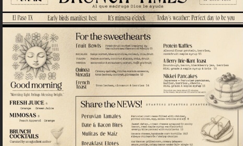 AMAR RESTAURANT / Breakfast & Brunch 