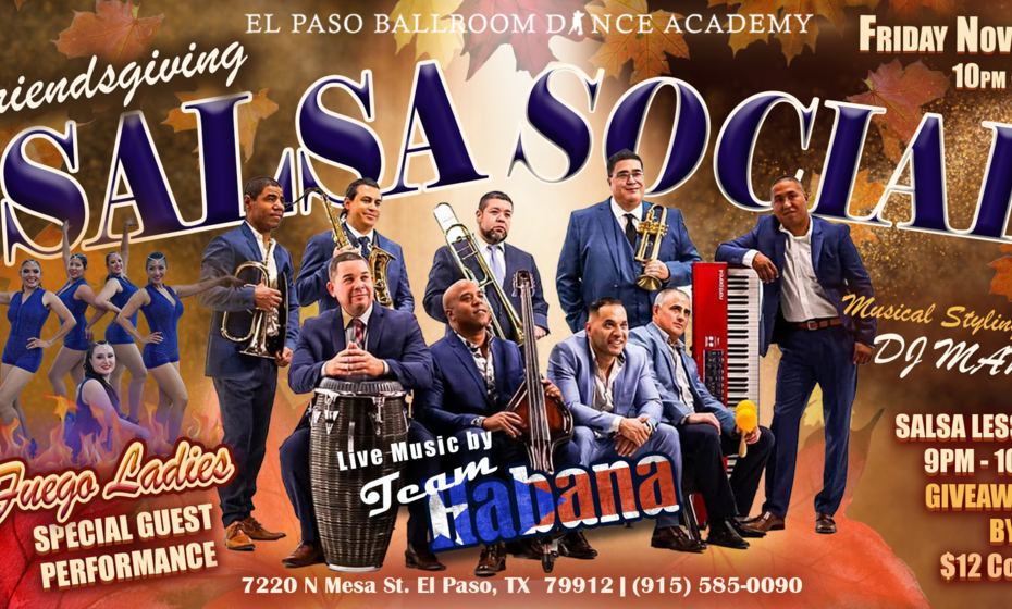 Friendsgiving Salsa Social with Team Havana Salsa Band