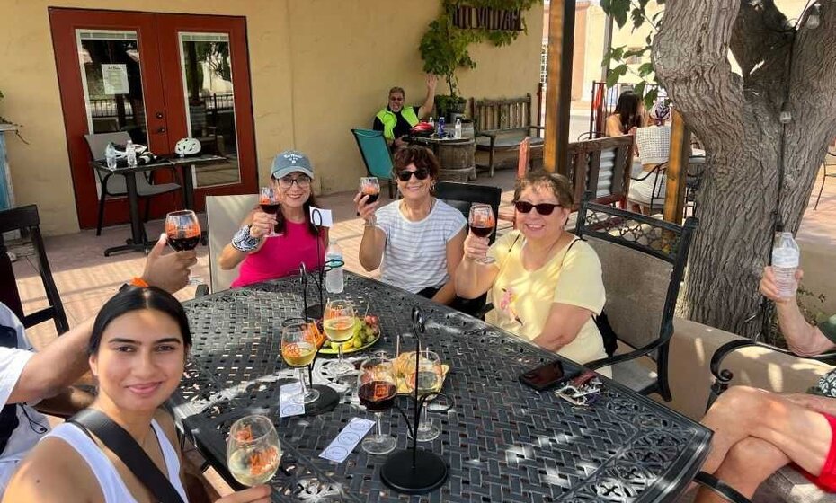 "Cork & Pedal", Guided Bike Tour through historic Mesilla with Wine tasting! 