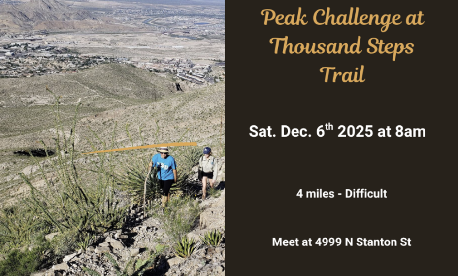 Peak Challenge: Thousand Steps Trail