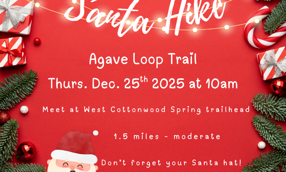 Santa Hike at Agave Loop