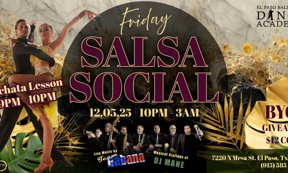 Friday Salsa Social with Team Havana Salsa Band