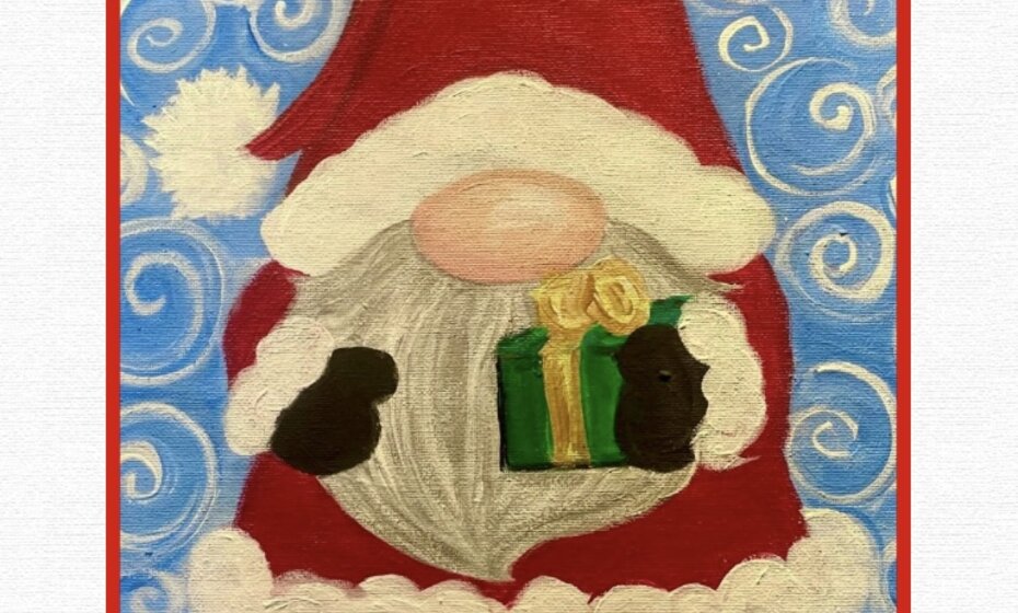 Santa Gnome Sip & Paint!