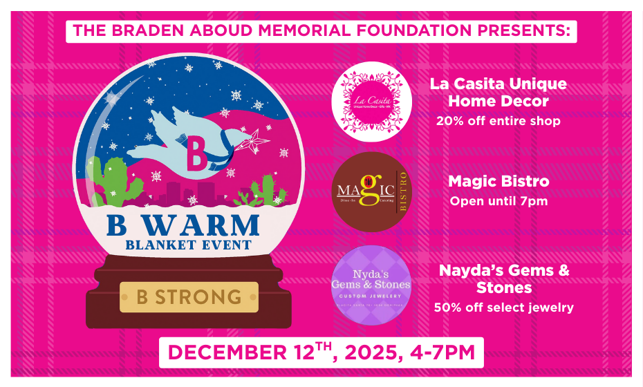 B Warm Blanket Drop Off Event