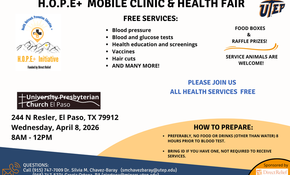 H.O.P.E+  Mobile Clinic & Health Fair
