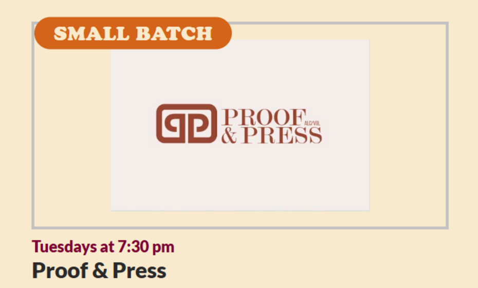 Geeks Who Drink: Small Batch Trivia