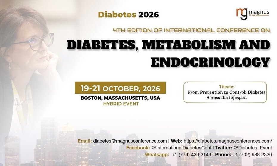 4th Edition of the International Conference on Diabetes, and Endocrinology