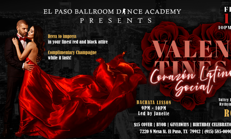 Valentines Corazon Latino Social