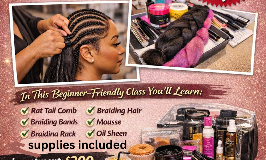 Beginner braiding class