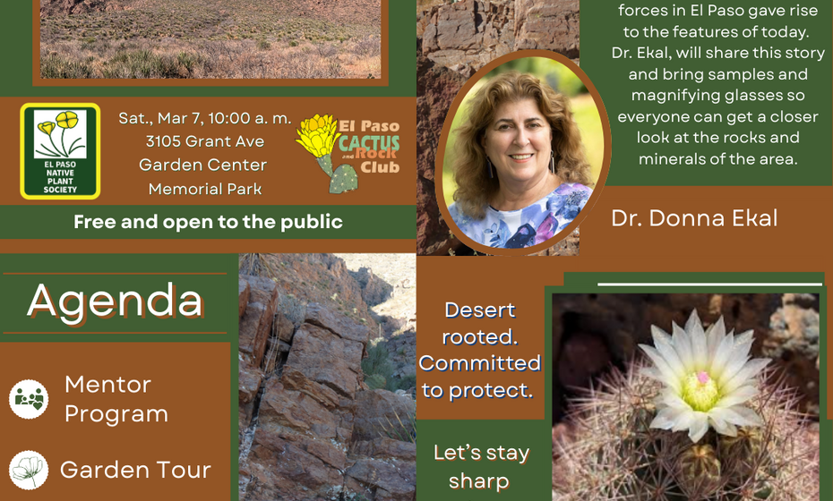 El Paso Cactus and Rock Club Monthly Meeting
