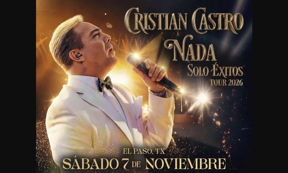 CRISTIAN CASTRO: NADAS SOLO EXITOS TOUR 2026