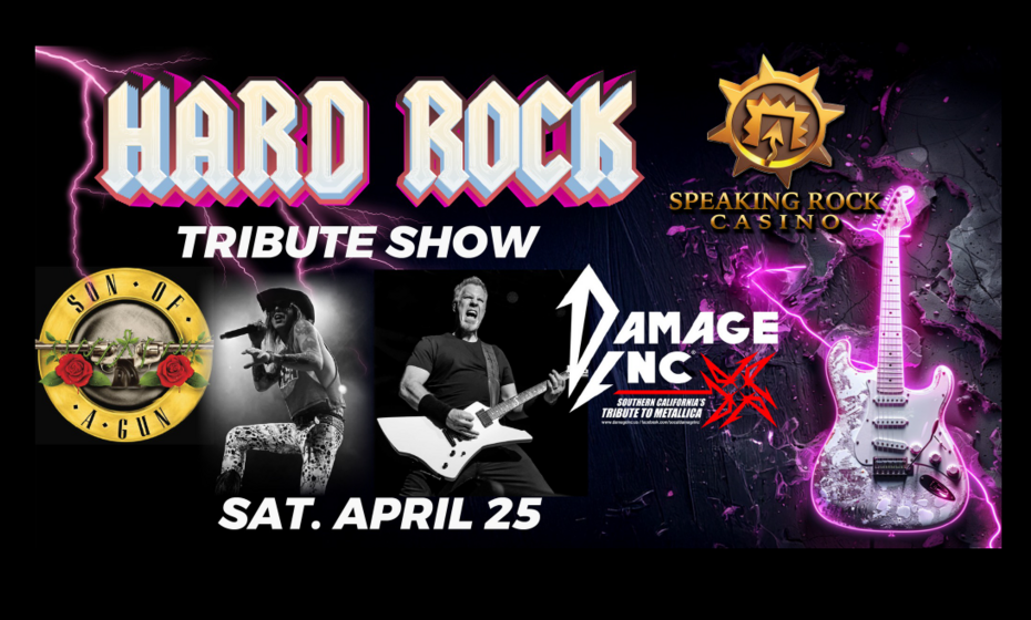Hard Rock Tribute Show- Damage Inc (Metallica Tribute) and Son of a Gun (Suns N Roses Tribute)