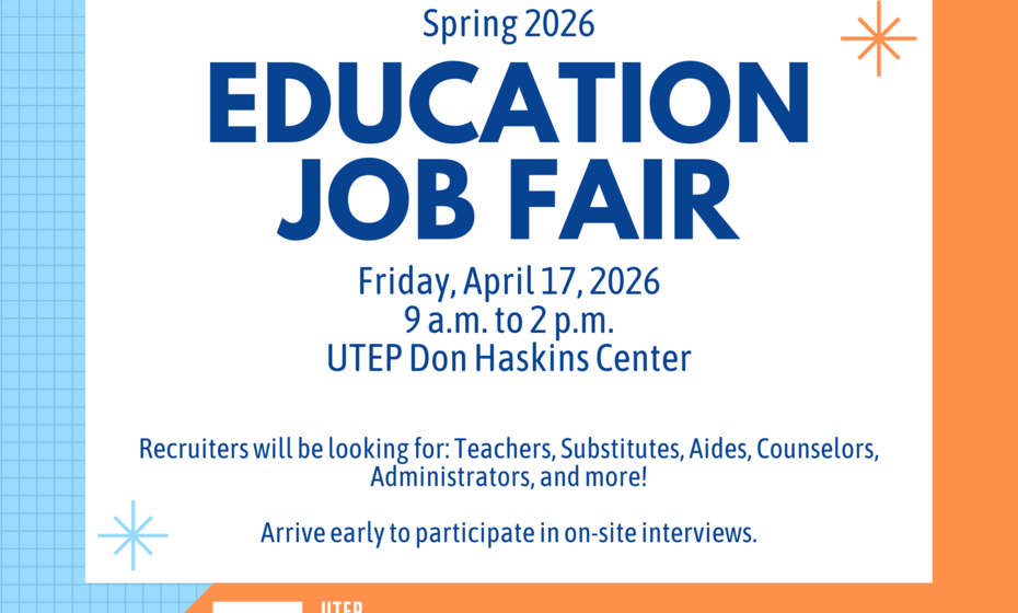 Spring 2026 UTEP Education Job Fair 