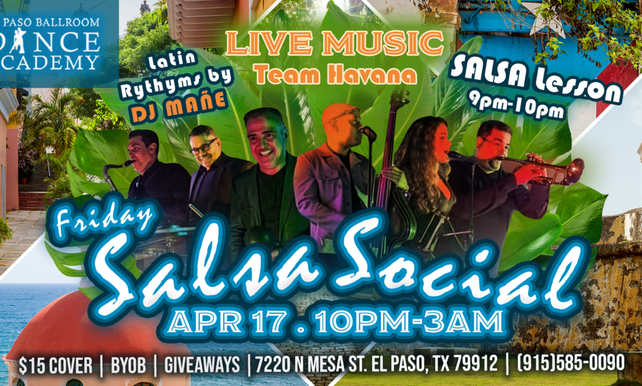 Friday Salsa Social with Team Havana Salsa Band