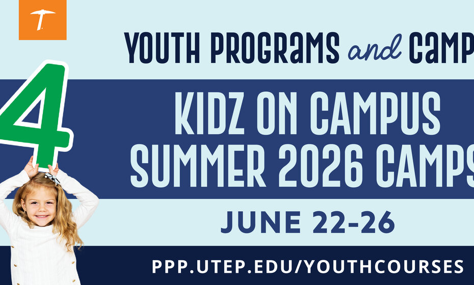 UTEP Kidz on Campus - Summer 2026 (June 22-26)