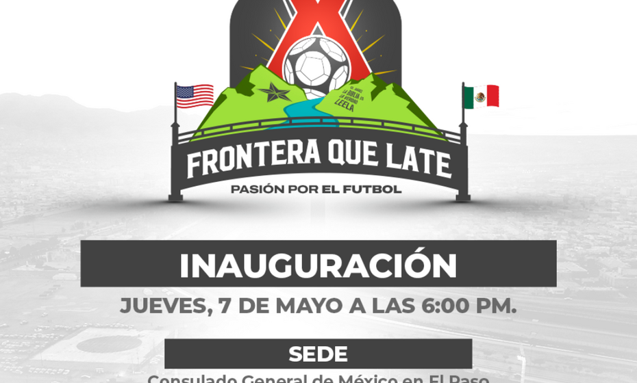 Inauguración de la exhibición "Frontera que Late — Pasión por el Fútbol"