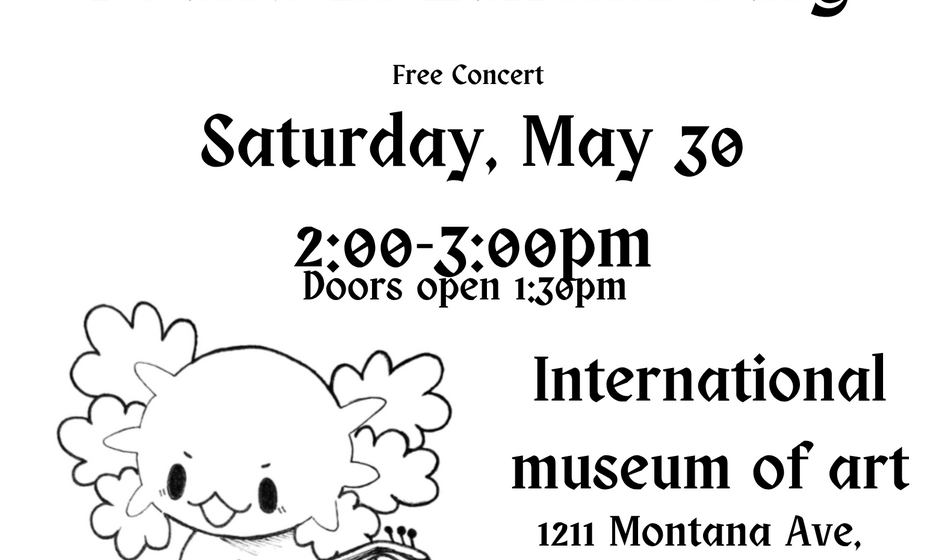 An Axolotl Found in Luxemburg:  A Free Guitar and Lute Concert 