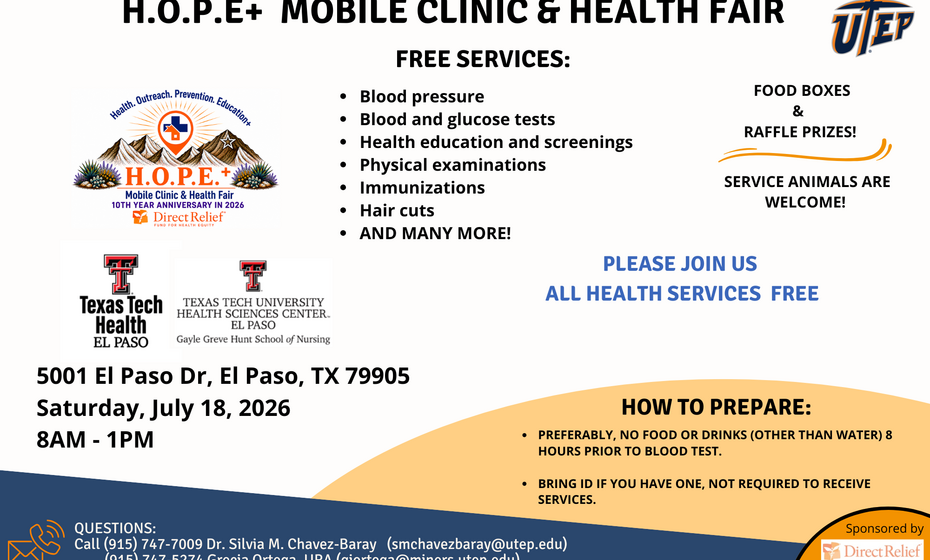 H.O.P.E+  Mobile Clinic & Health Fair