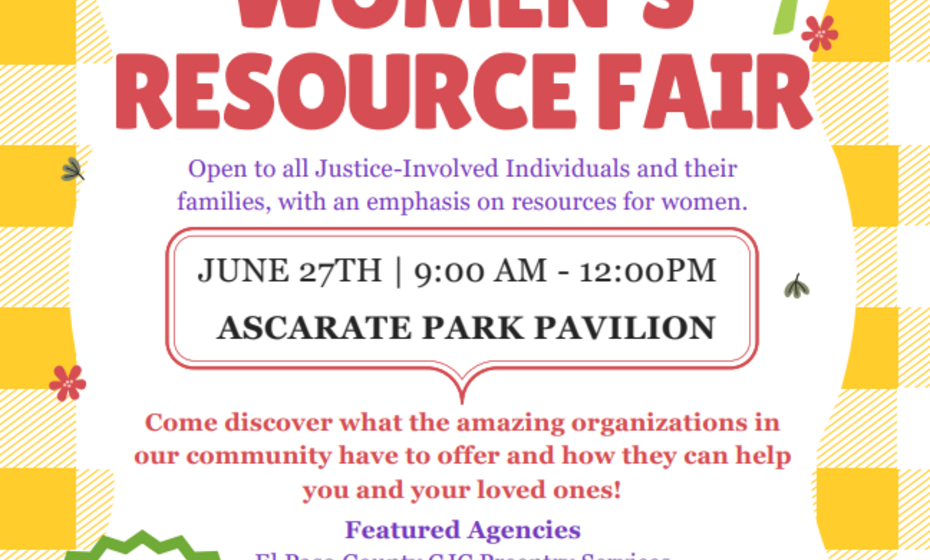 Criminal Justice Coordination 2nd Annual Women's Resource Fair