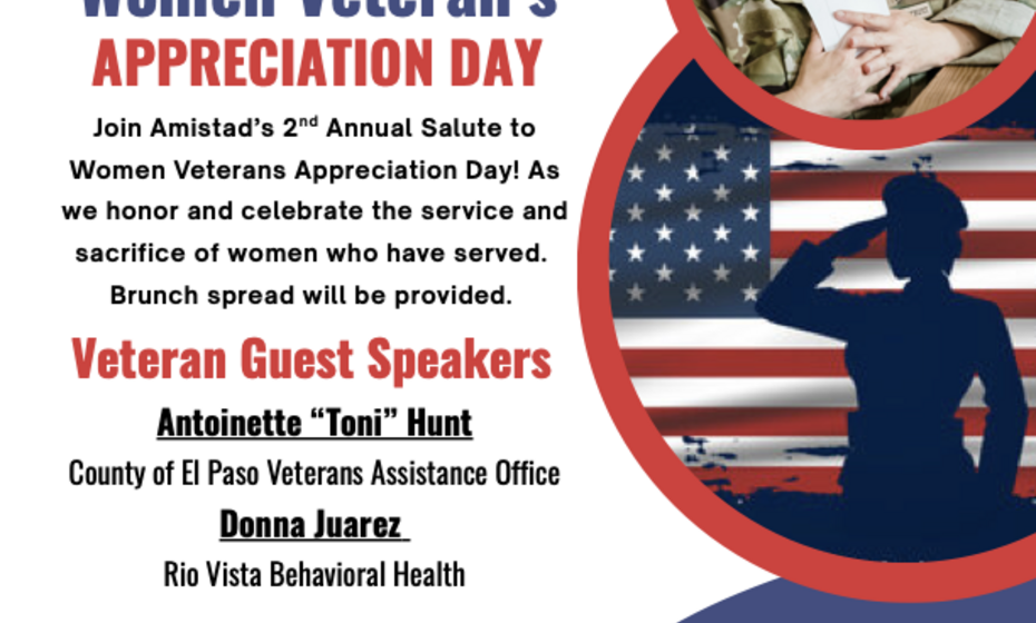 Amistad 2nd Annual Salute to Women Veterans Appreciation Day