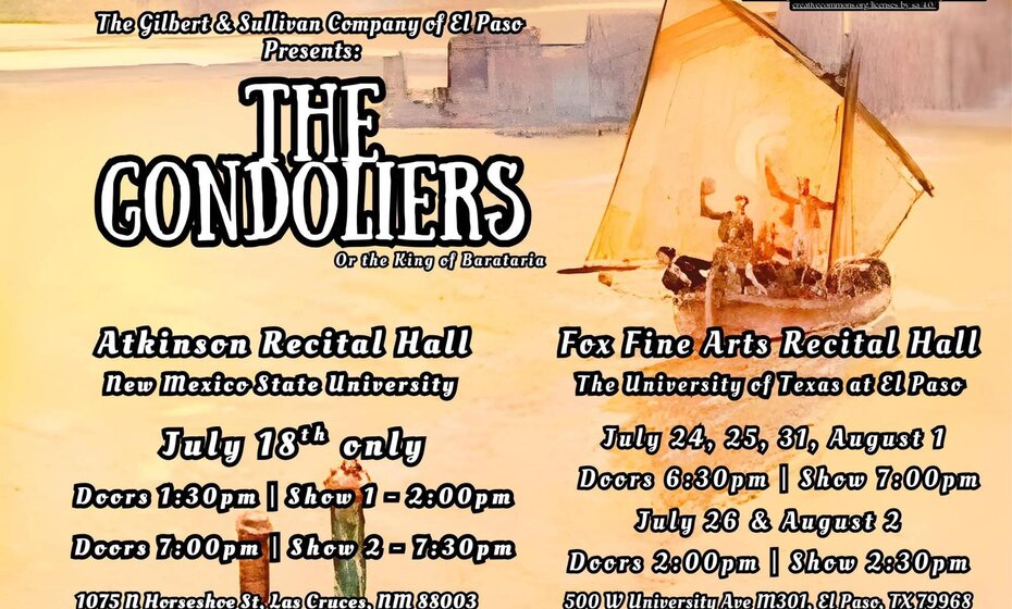 Gilbert & Sullivan Company of El Paso - The Gondoliers