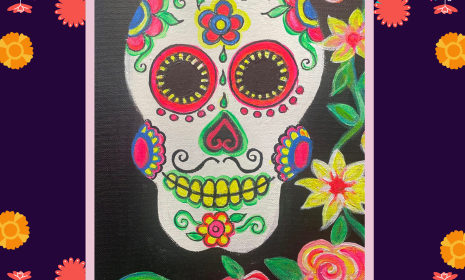Dia de Los Muertos Sip and Paint