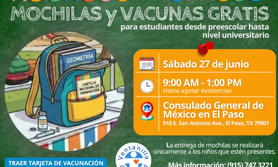 Back to School: Free Backpacks, Vaccines & Art Workshop! 