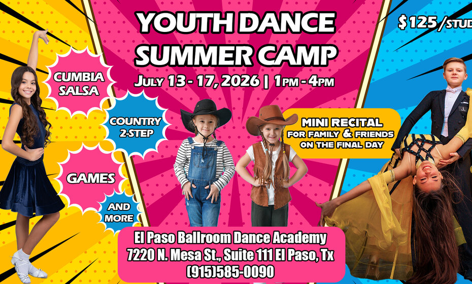 Youth Dance Summer Camp - July 13-17 1-4pm