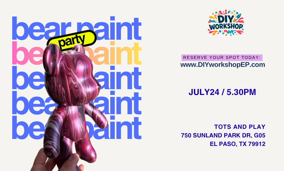 🧸 Bear Paint Party at Tots and Play!